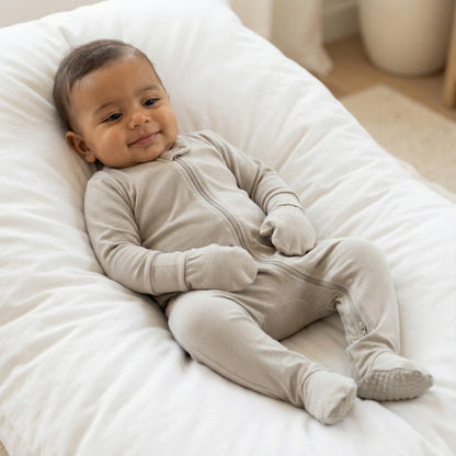 Grenouillère Bébé en Coton Biologique – Peau Sensible & Eczéma