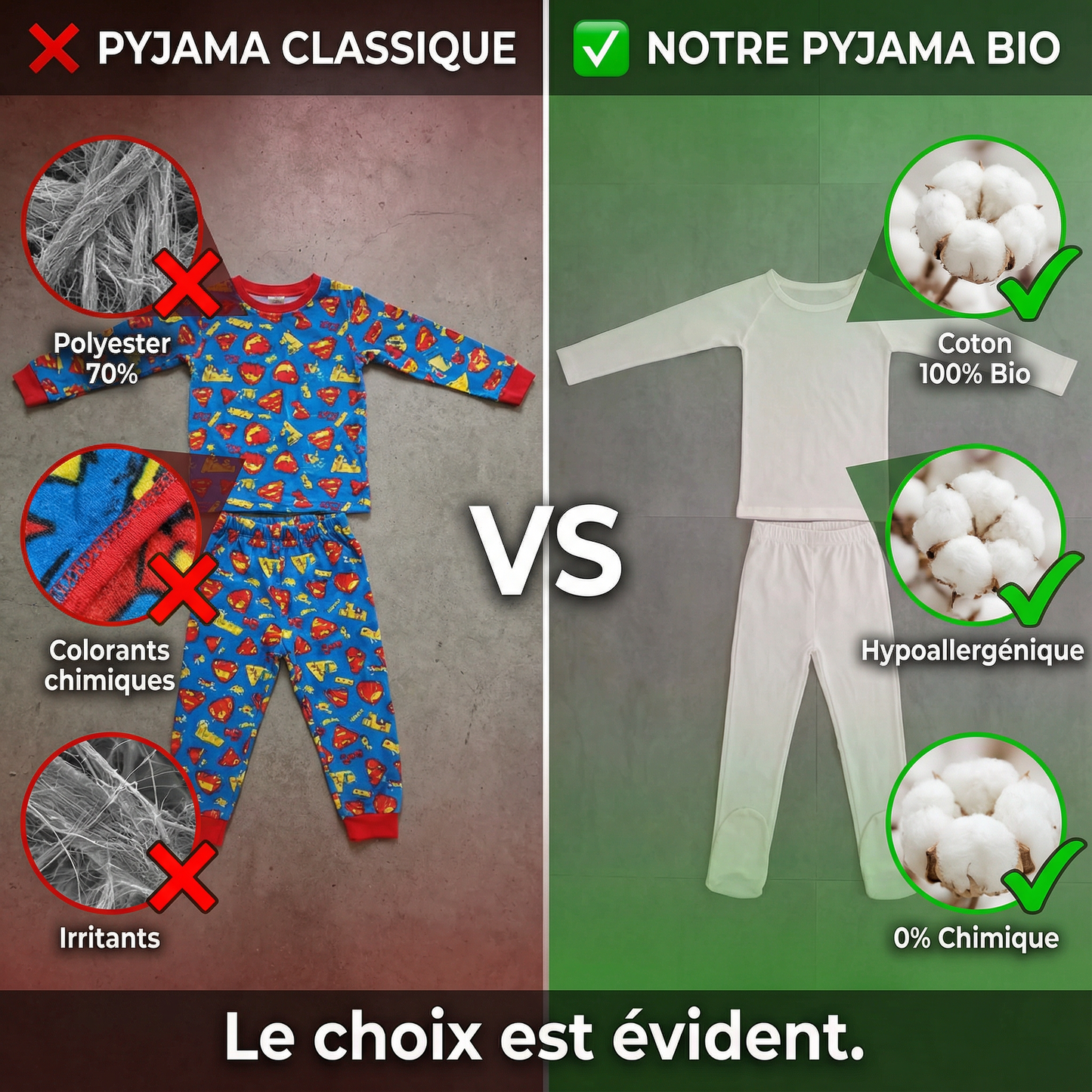 Sous Vêtement en Cotton Organique